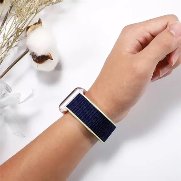 NEW [BAND] Alaskan Blue Strap Loop For Apple Watch - Picture 2 of 7